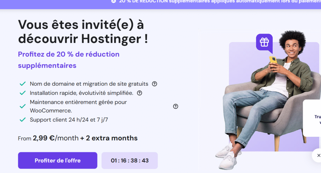 Inscription HJostinger